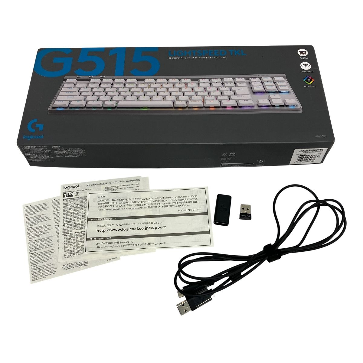 Logicool ロジクール G515 LIGHTSPEED TKL ワイヤレス ゲーミングキーボード PC T10578411