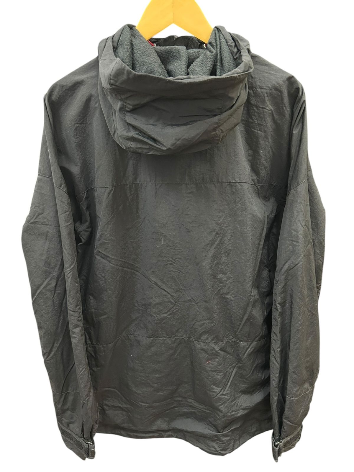 POLO SPORT ポロスポーツラルフローレン マウンテンパーカー ナイロン 刺繍入り 古着 90s 00s L ブラック メンズ 027