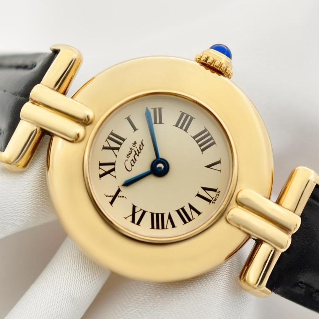Cartier 磨き済 マストコリゼ ヴェルメイユ クォーツ 126016 W00020