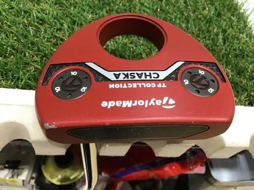【】 テーラーメイド TP COLLECTION RED CHASKA 34インチ パター PT スチール (フレックスその他) メンズ 男性用 右利き 右用 Cランク ゴルフクラブ