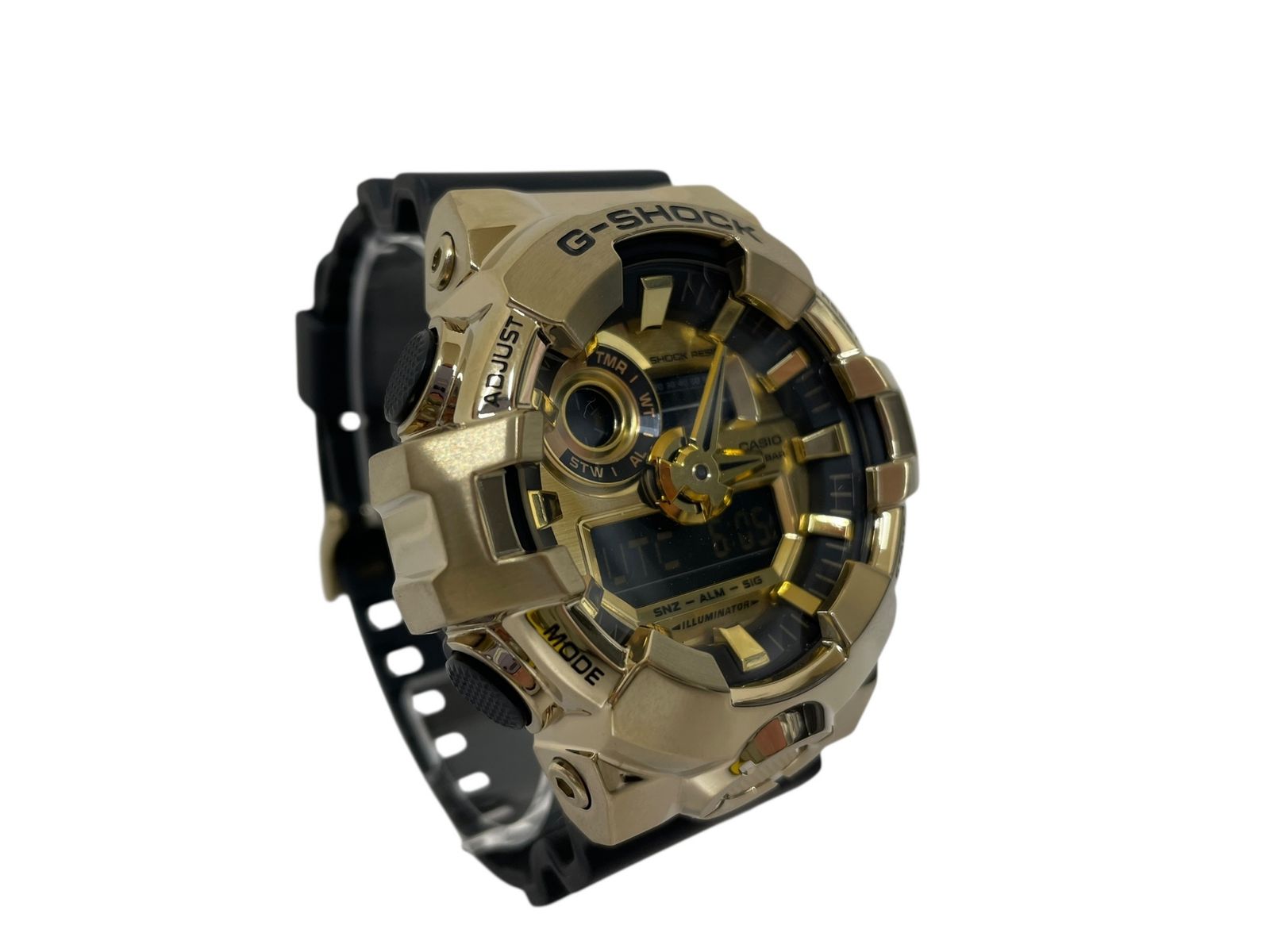 CASIO カシオ G SHOCK Gショック デジアナ腕時計 クオーツ GM 700 9 AJF ゴールド ブラック メンズ 043