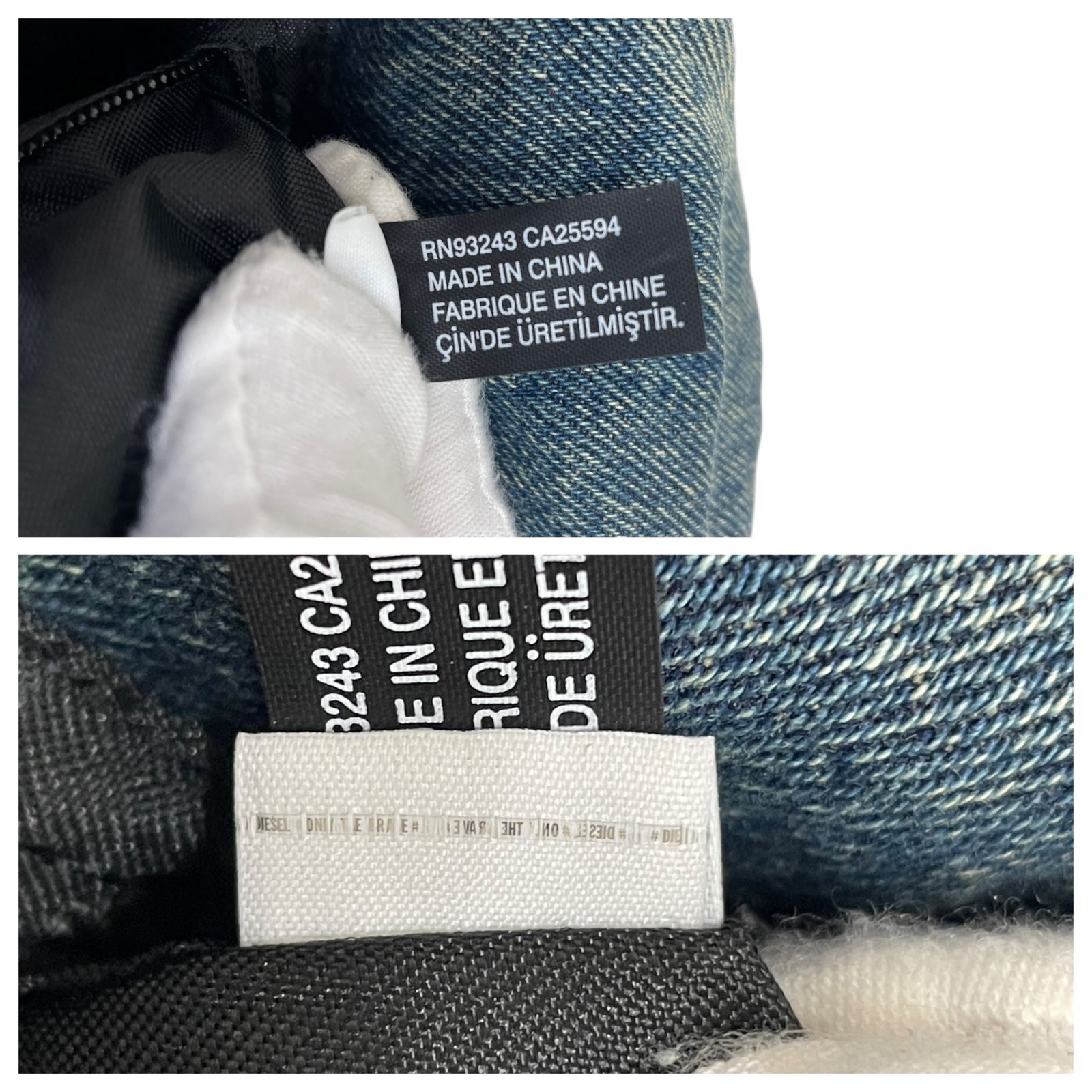 DIESEL (ディーゼル) CHARM-D SHOULDER BAG チャームD ユーズド加工 
