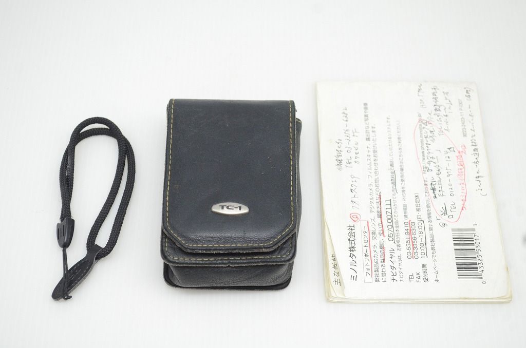  MINOLTA ミノルタ TC-1 35 mmコンパクトフィルムカメラ ケース付 251104 ae コンパクトカメラ(フィルム) フィルムカメラ