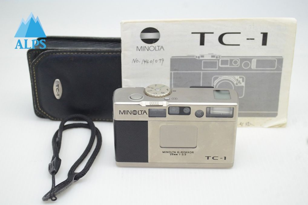 MINOLTA ミノルタ TC-1 35mmコンパクトフィルムカメラ ケース付 251104ae