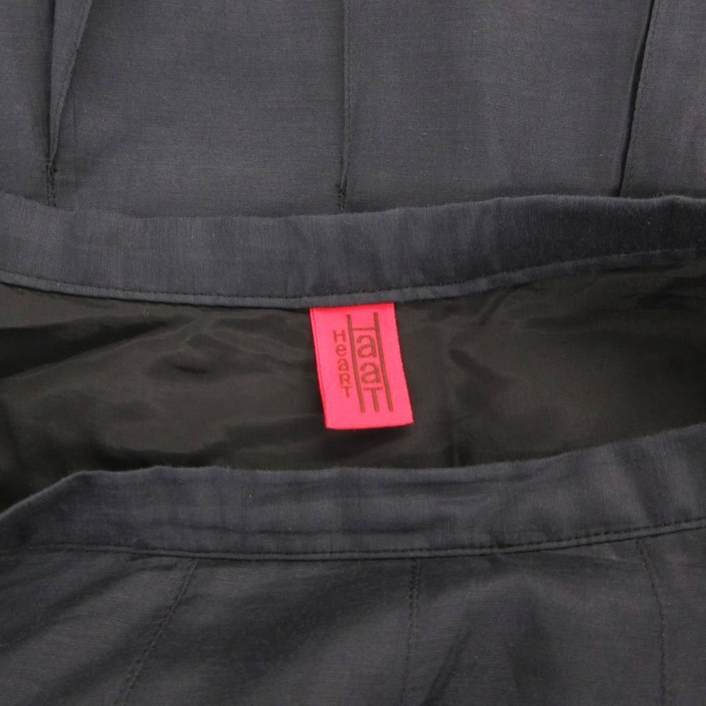 イッセイミヤケ ISSEY MIYAKE Haat スカート ロング フ プリーツ 2 紺 ネイビー FF ECT GULLKHAN_COM