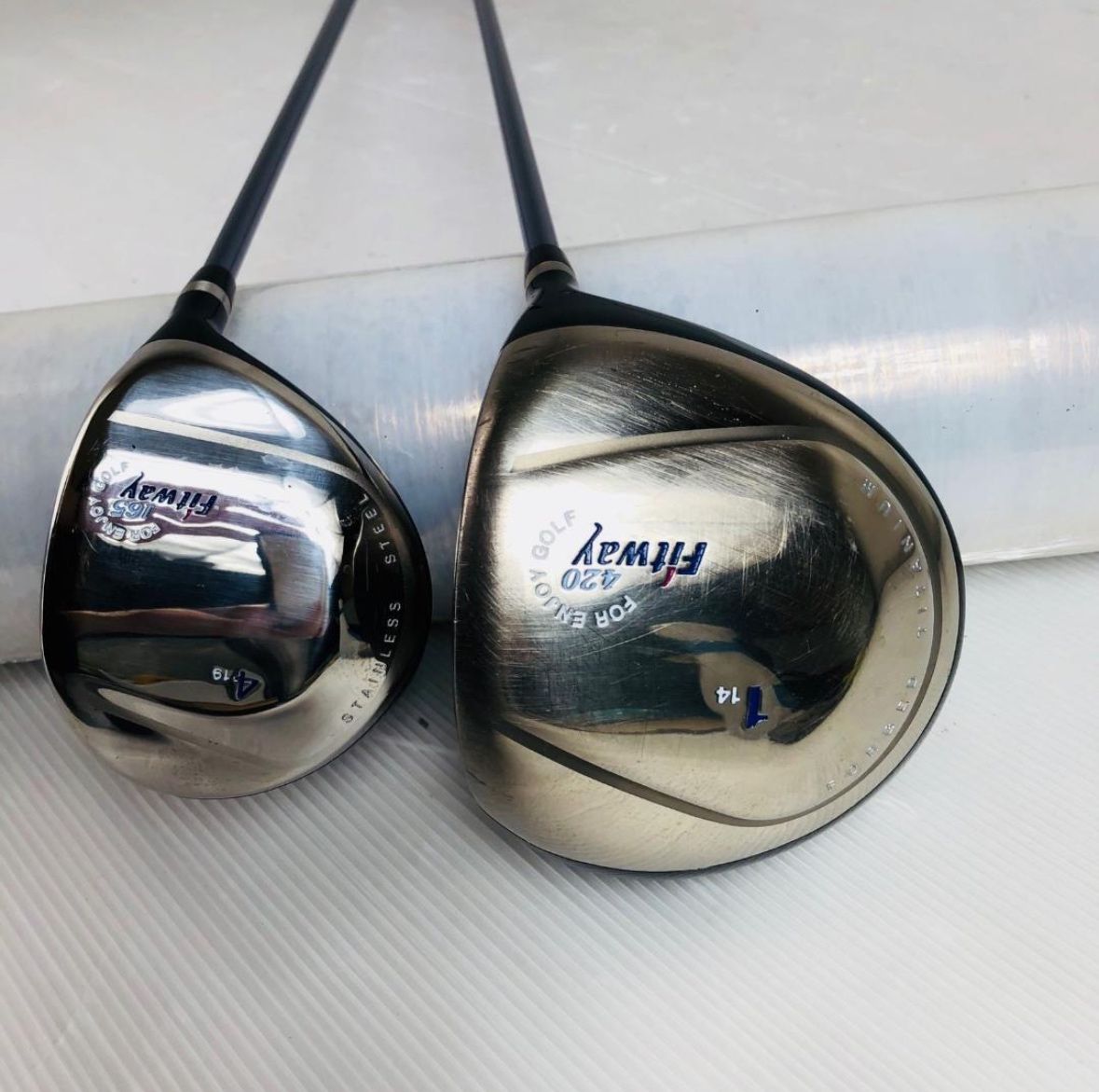 レディース Fitway フィットウェイ ゴルフセット クラブ セット 入門 バッグ付き 右利き パター付 安価 清掃済み