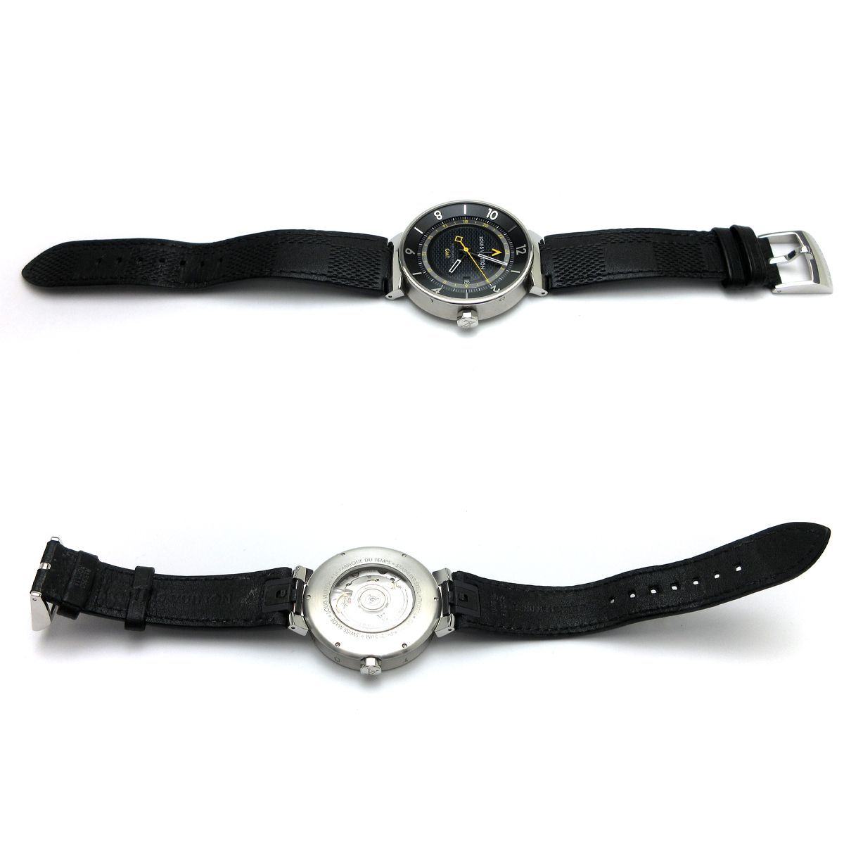 ルイヴィトン LOUIS VUITTON タンブール ムーン GMT オートマチック Q 8 D 30 メンズ 時計 Z Tambour Moon 自動巻き 箱 保証書