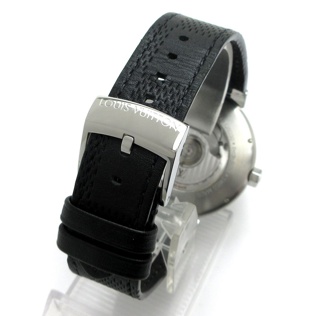 ルイヴィトン LOUIS VUITTON タンブール ムーン GMT オートマチック Q 8 D 30 メンズ 時計 Z Tambour Moon 自動巻き 箱 保証書