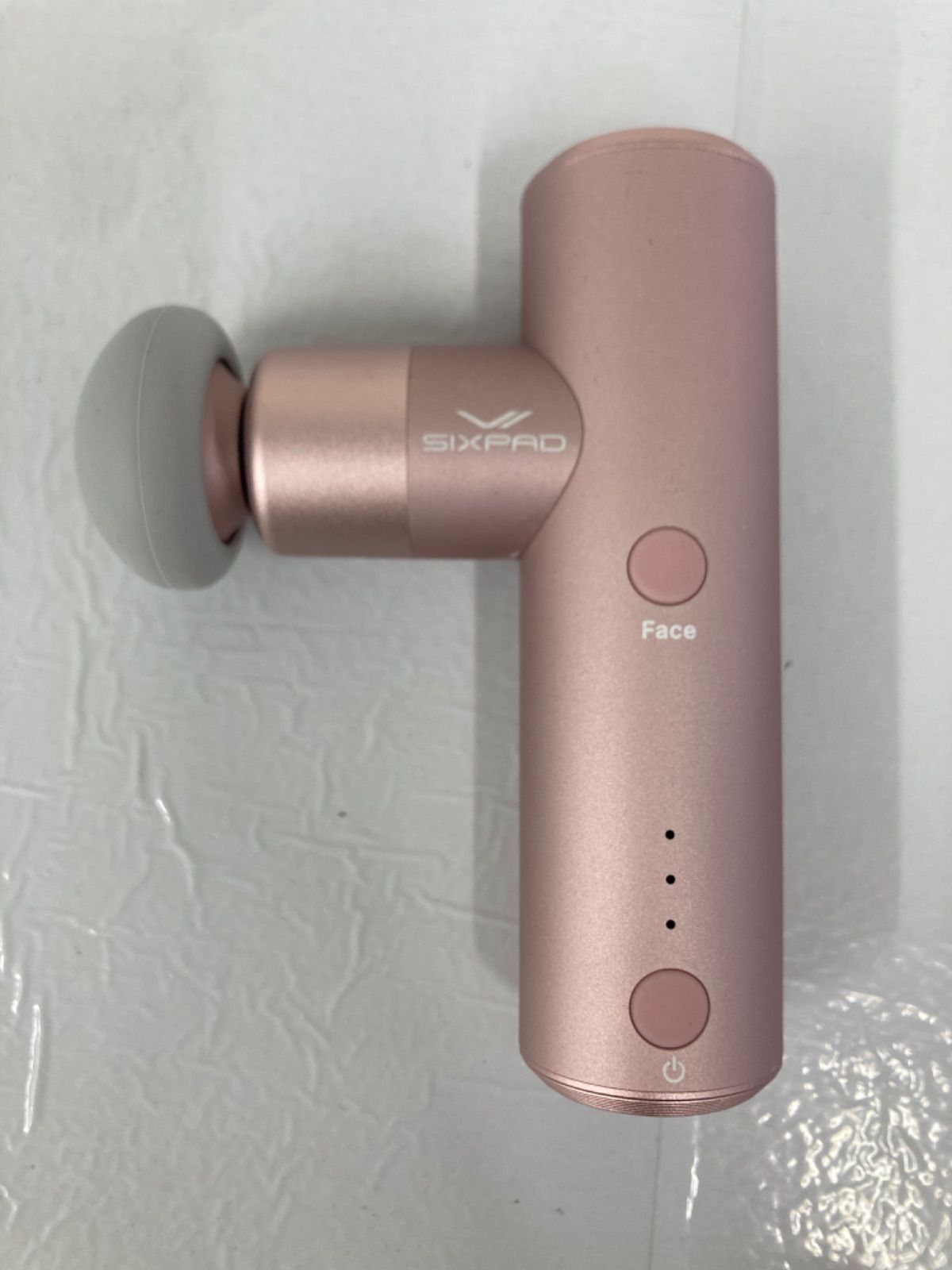 ￣３ 動作 済 SIXPAD シックスパッド Power Gun Pocket パワーガンポケット ピンク マッサージ機 持ち運び 美容品 1.5