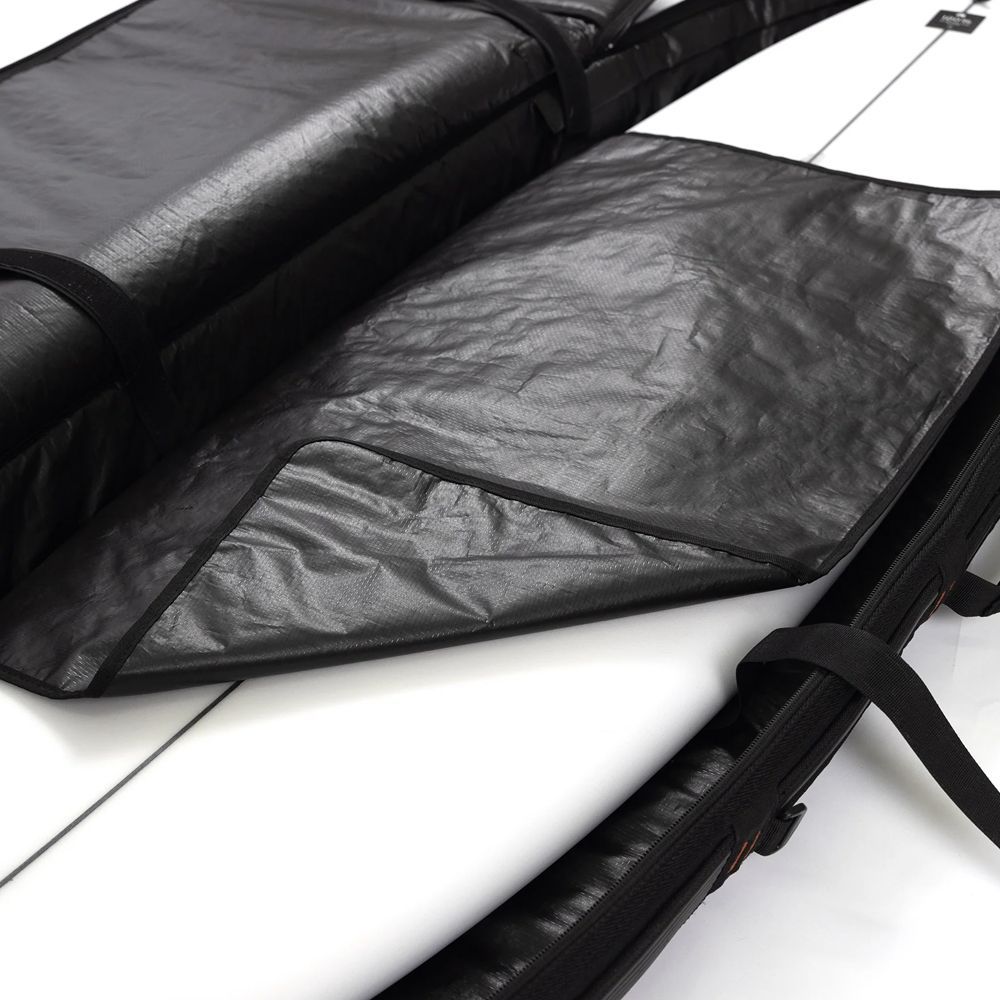  O-E HYPA FISH SHORT TRAVEL COVER 7.6 ft｜3本収納 オーシャンアンドアース トラベルケース 7 6 ブラック サーフボードケース サーフィン ボディボード