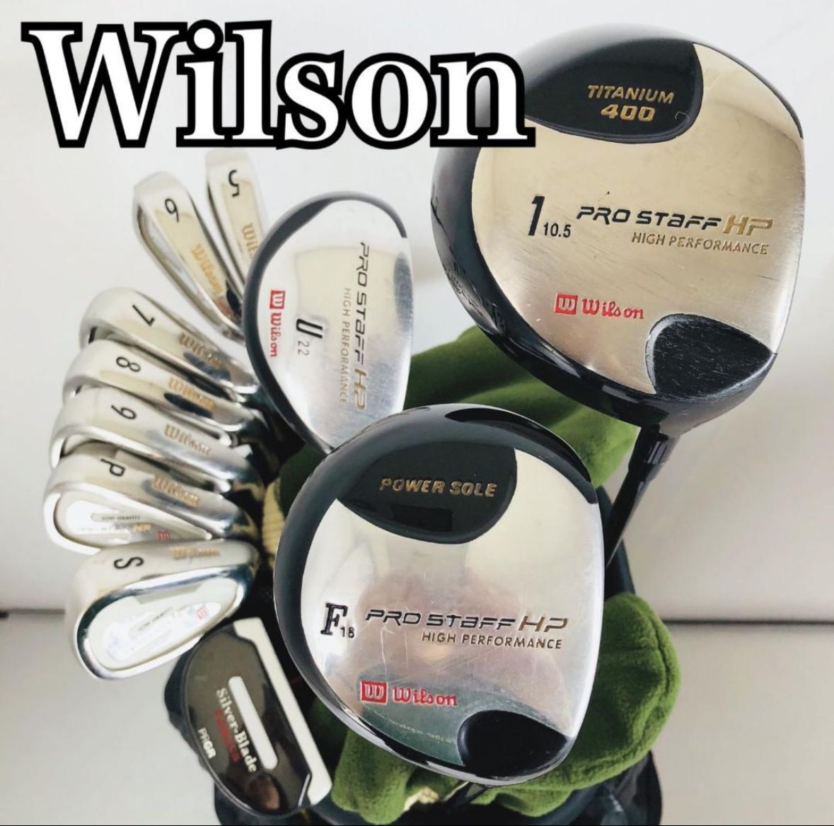 Wilson ウィルソン メンズ ゴルフセット クラブ セット 入門 バッグ付き フルセット 右利き パター付 安価