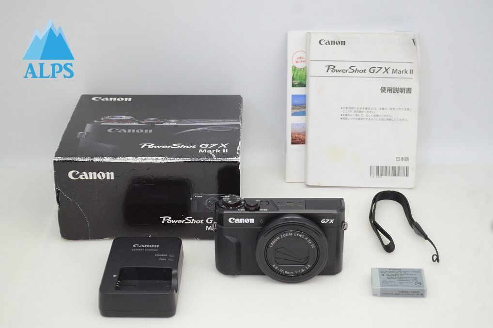 Canon キヤノン PowerShot G7 X Mark II コンパクトデジタルカメラ ブラック 元 251104ag