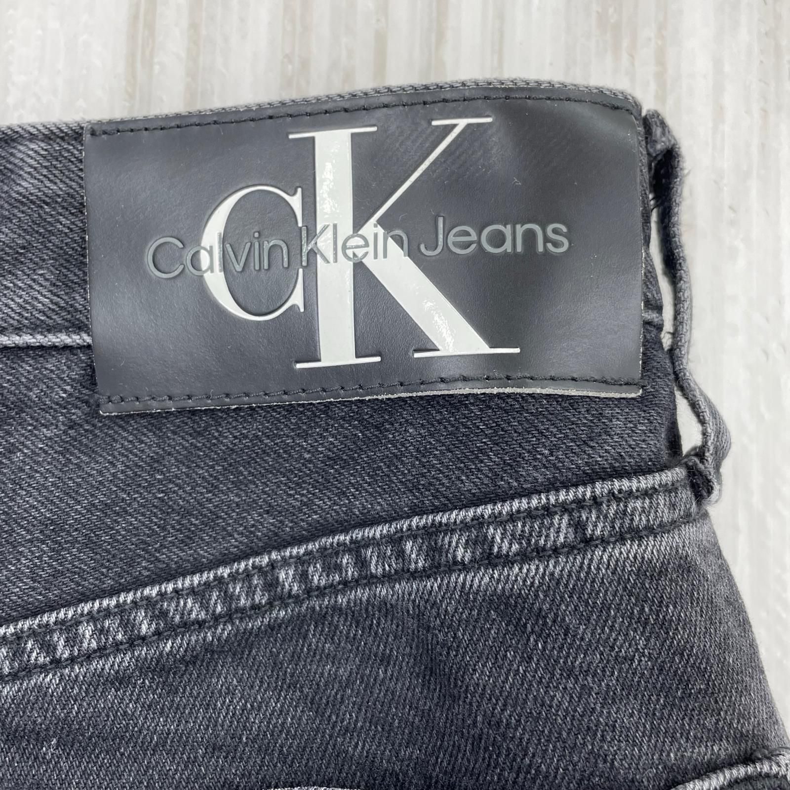 デニムパンツ Calvin Klein カルバンクライン ブラック 28 古着 