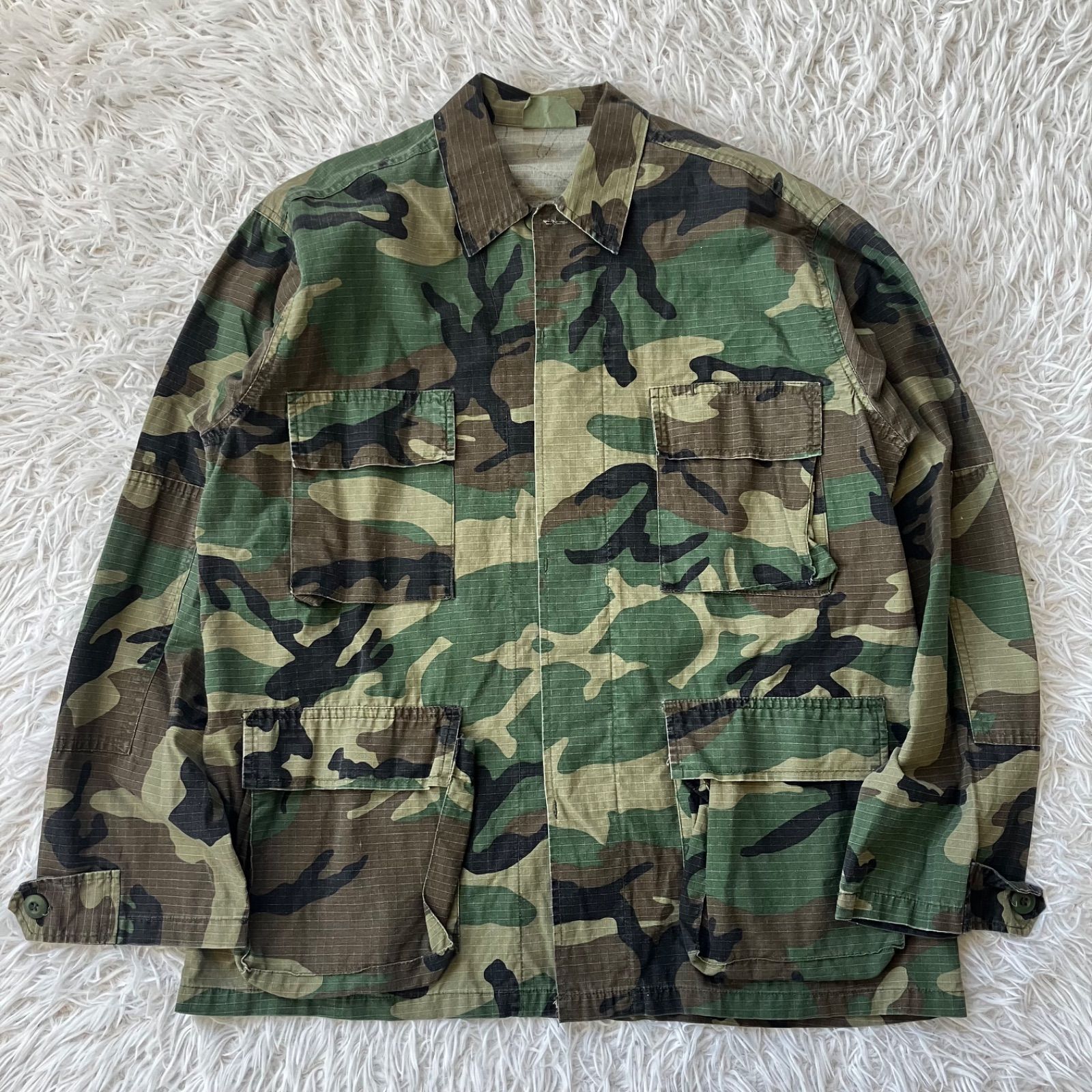 ROTHCO B.D.U シャツジャケット ミリタリージャケット 古着 迷彩 