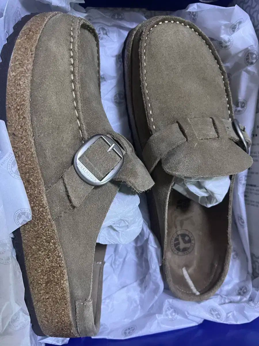 ビルケンシュトック バックリー 普通足囲 グレー トープ