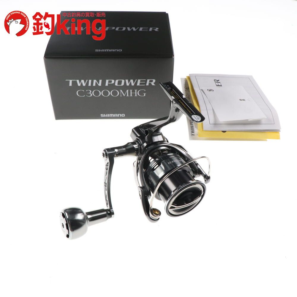 シマノ 24 ツインパワー ゴメクサスハンドル付 Y 281 M シーバス マルスズキ 鱸 ルアー スピニングリール ロッド リール