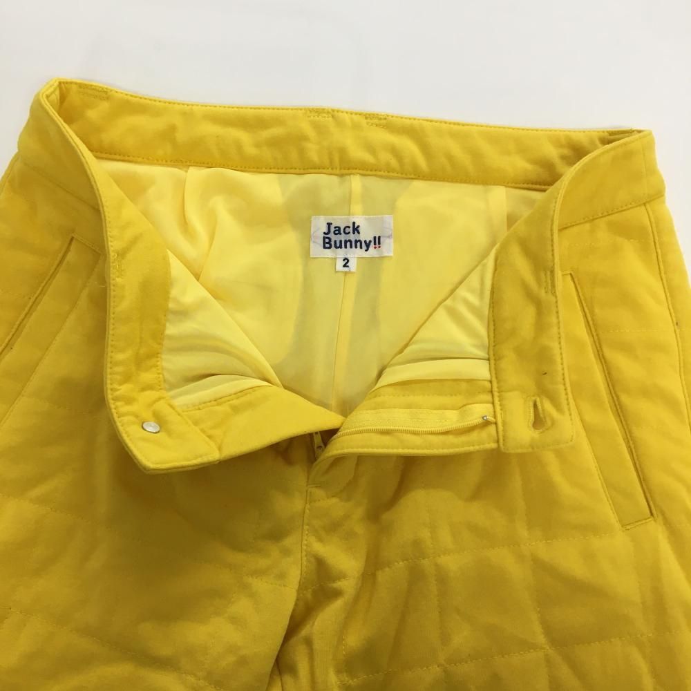 ジャックバニー 中綿パンツ イエロー キルティング 裏地付 レディース 2 L ゴルフウェア Jack Bunny LLC-HASEGAWATOSO_COM