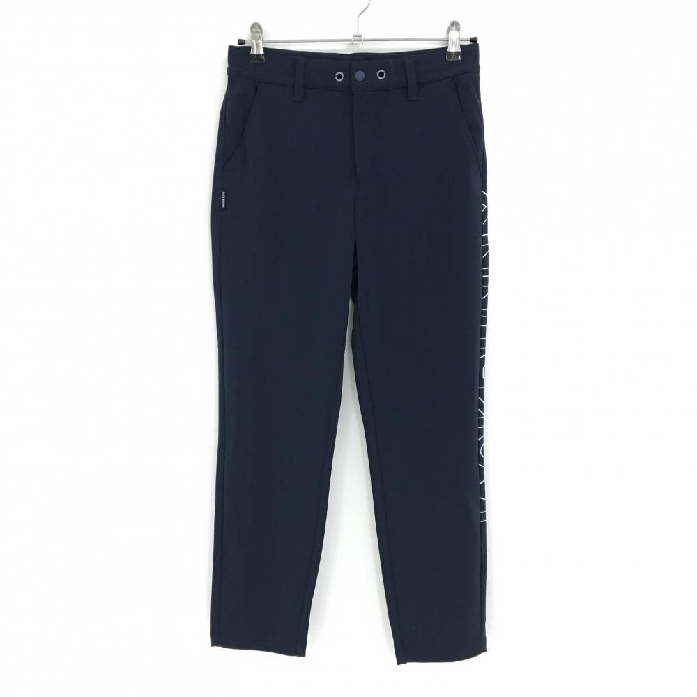 ジャックバニー パンツ ネイビー ロゴ白 ストレッチ レディース 2 L ゴルフウェア モデル Jack Bunny