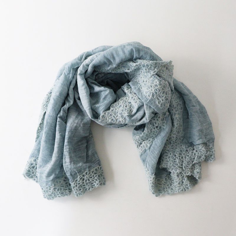 楽天市場】ファリエロサルティ ストール ブルーの通販 ファリエロ