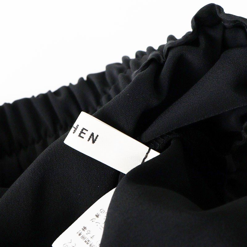 ローヘン LOHEN サイドZIPレギンスパンツ 38＼ブラック ジップ  