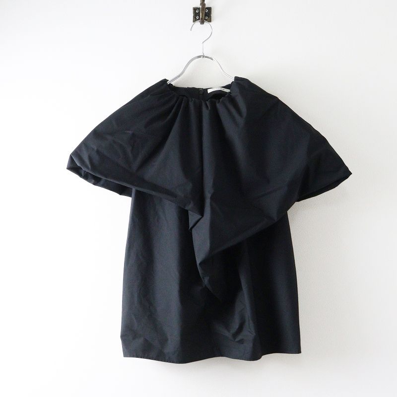 2025SS ローヘン LOHEN バルーン ブラウス F ブラック ギャザー プルオーバー シャツ トップス 2400014654400