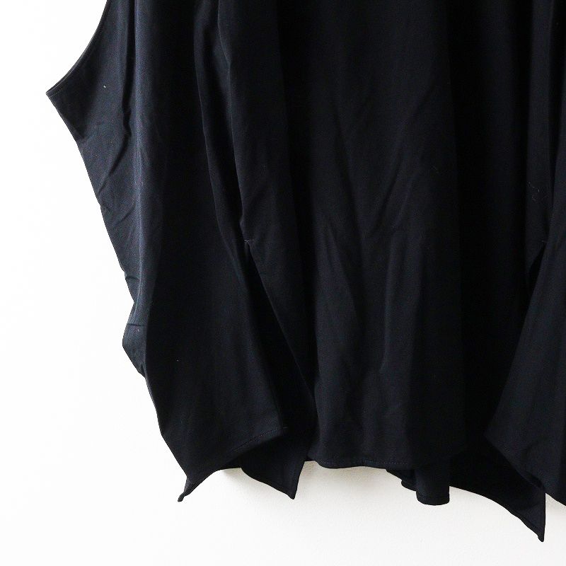 2025 SS ローヘン LOHEN ショルダースリットカットソー F ブラック プルオーバー ブラウス トップス