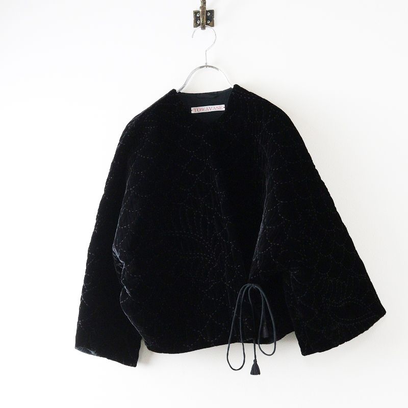 トワヴァーズ TOWAVASE Permanent Jacket velvet embroidery ベルベットエンブロイダリーパーマネントジャケット 2400014665260