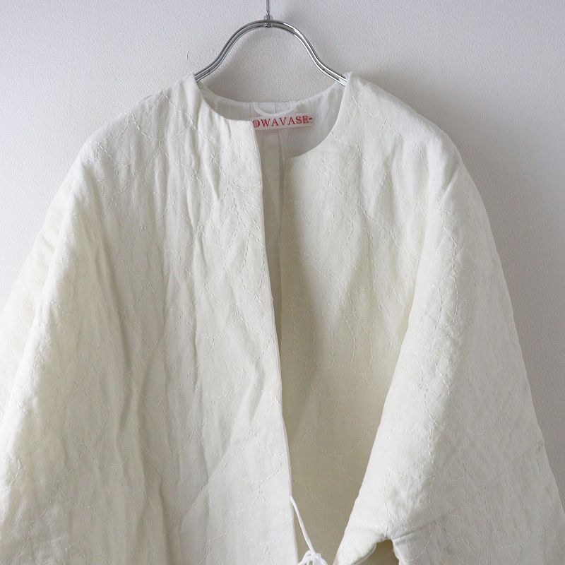 トワヴァーズ TOWAVASE Permanent robe パーマネント ローブ ホワイト キルティング ノー コート ペルマナン 2400014665406 GULLKHAN_COM