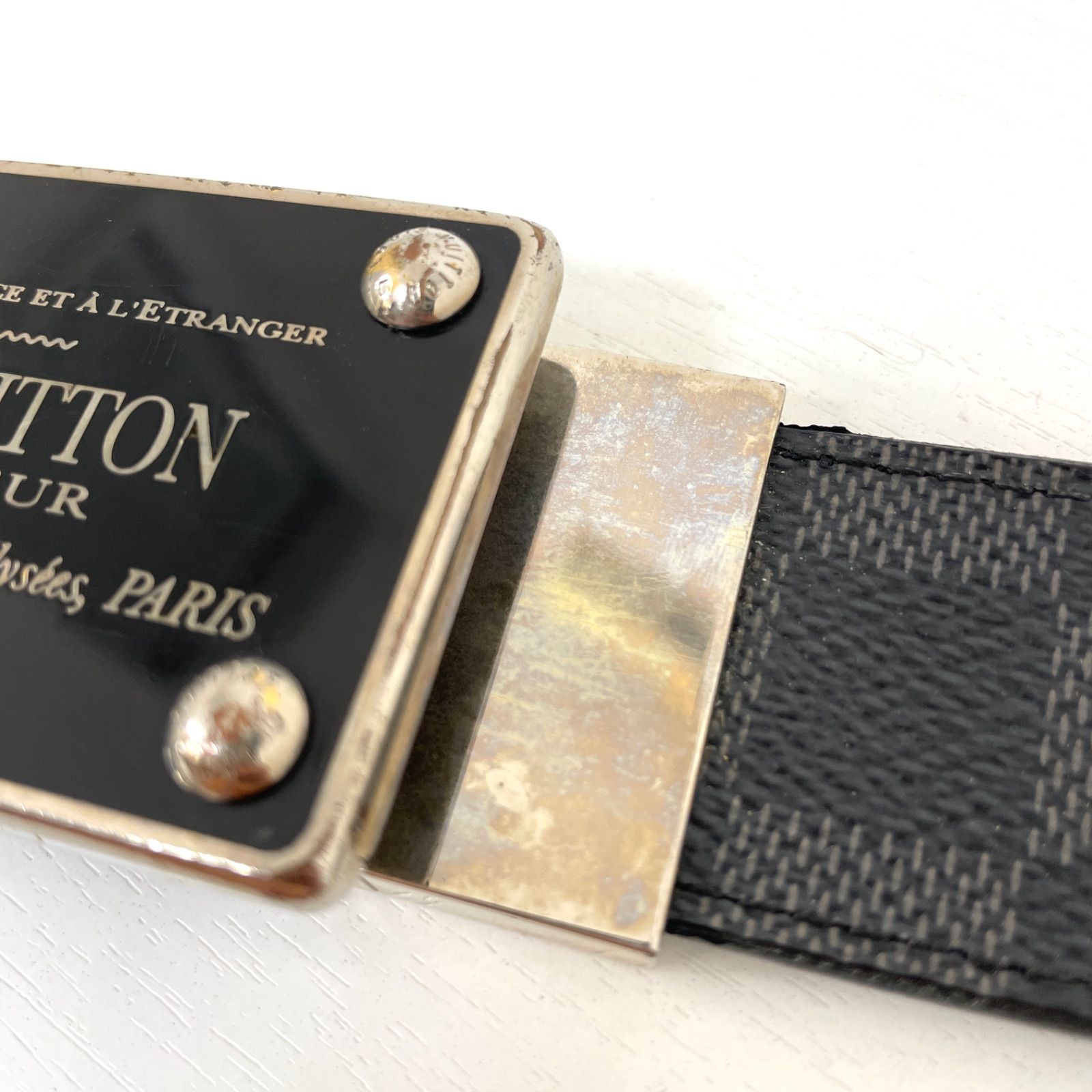 LOUIS VUITTON ルイヴィトン ダミエ・グラフィット サンチュール・アン