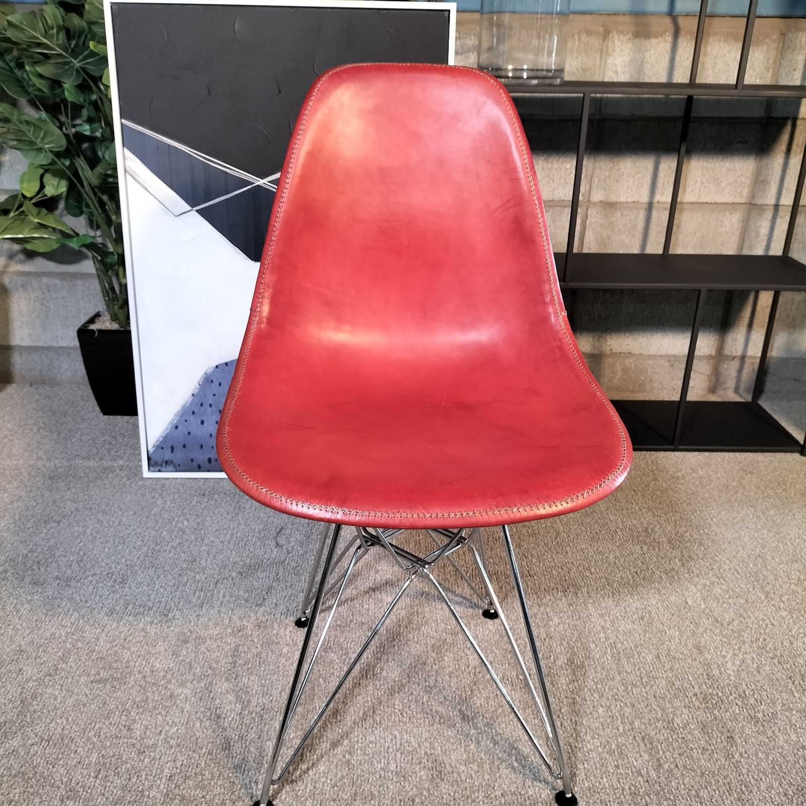 SOL&LUNA レザーチェア ヴィンテージ風 507