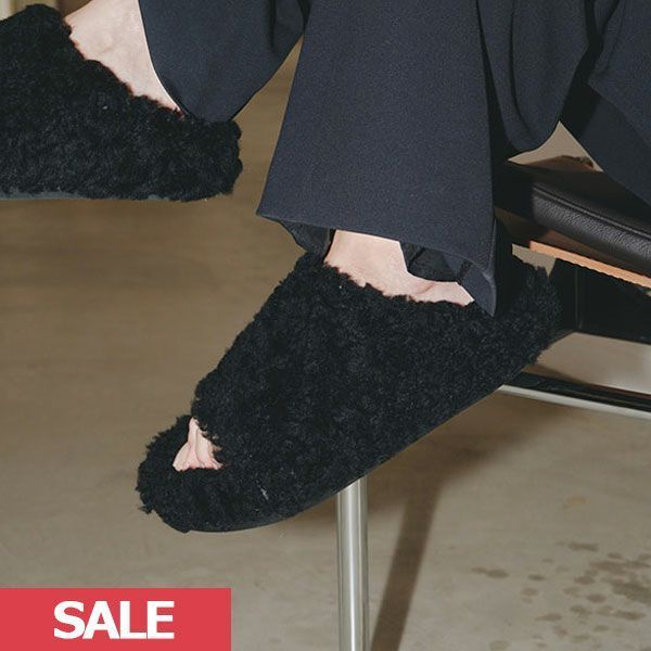 60%OFF トゥデイフル TODAYFUL セール Boa Slide Sandals ボアスライドサンダル シューズ 靴 12321009