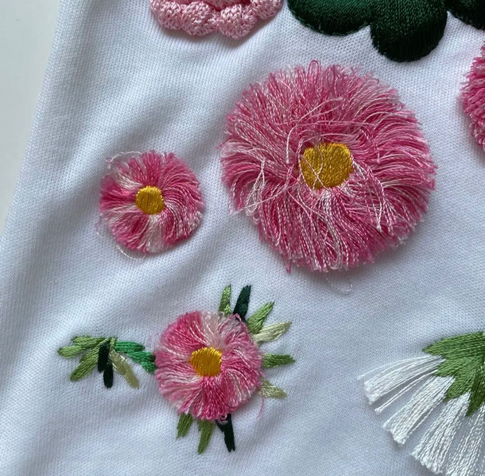 超希少 クリスチャンディオール 花柄 刺繍 Tシャツ ロゴ ガリアーノ期