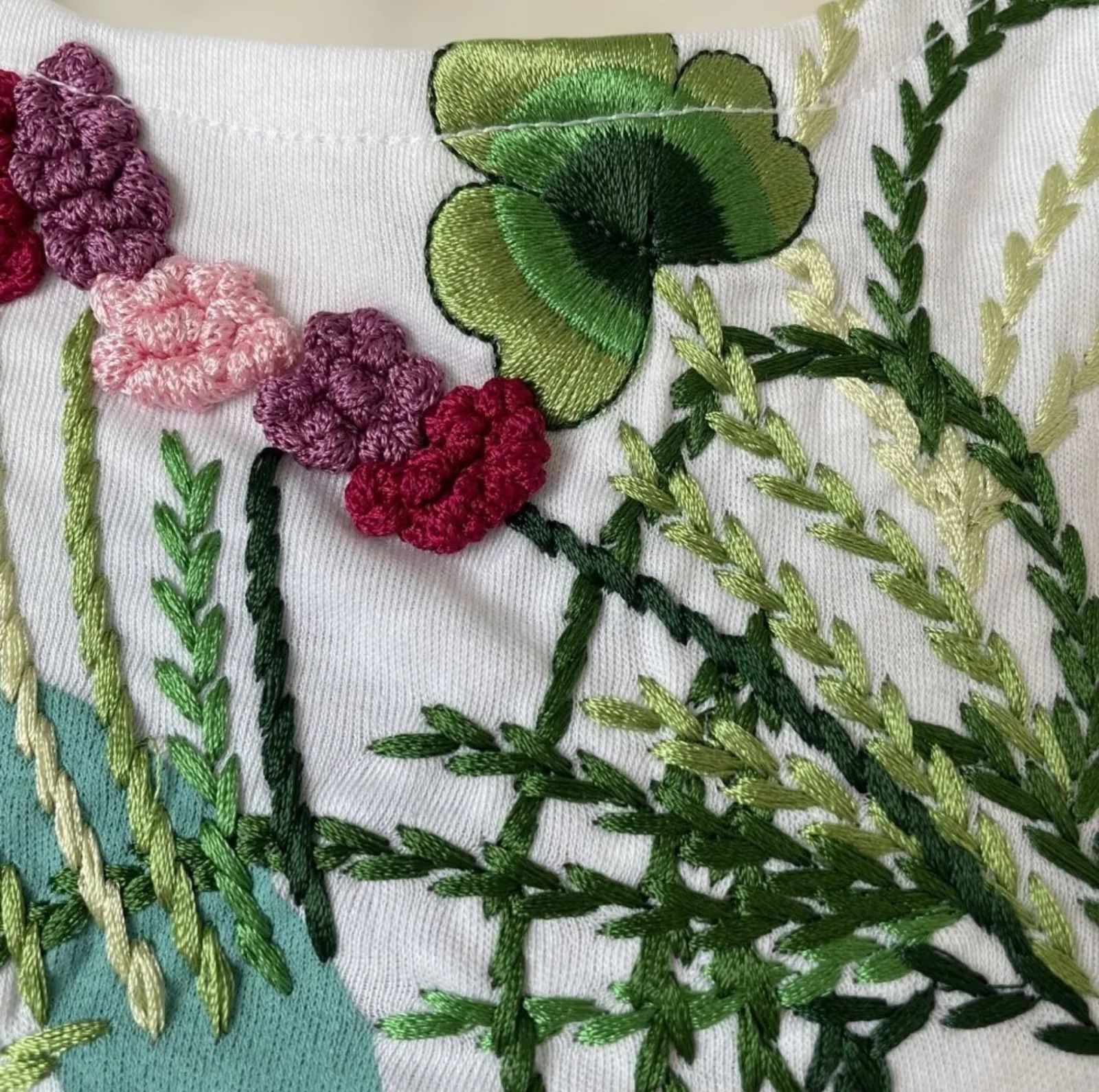 超希少 クリスチャンディオール 花柄 刺繍 Tシャツ ロゴ ガリアーノ期