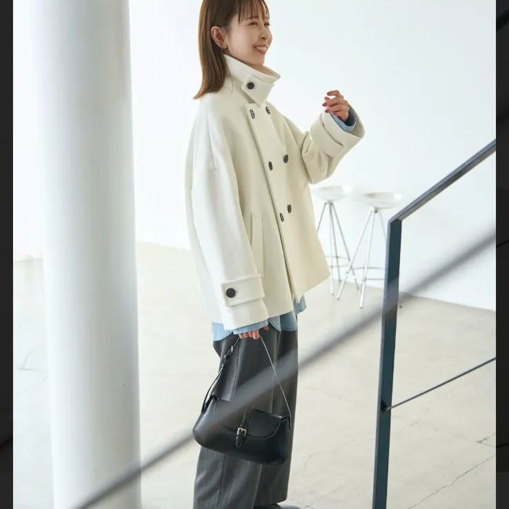 ウールショートコート