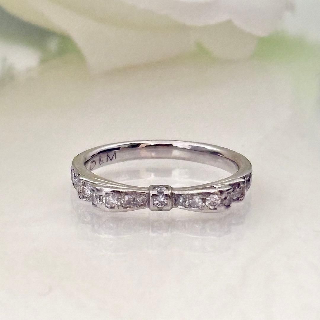 303【ヴァンドーム青山】Pt950 リュバン　ダイヤモンド　0.20 リング 303【ヴァンドーム青山】Pt950 リュバンダイヤモンド0.20 リング