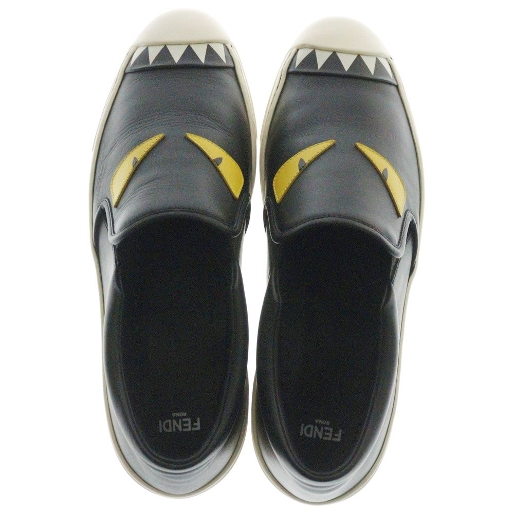 FENDI (フェンディ) モンスター バグズアイ カーフレザー ローカット