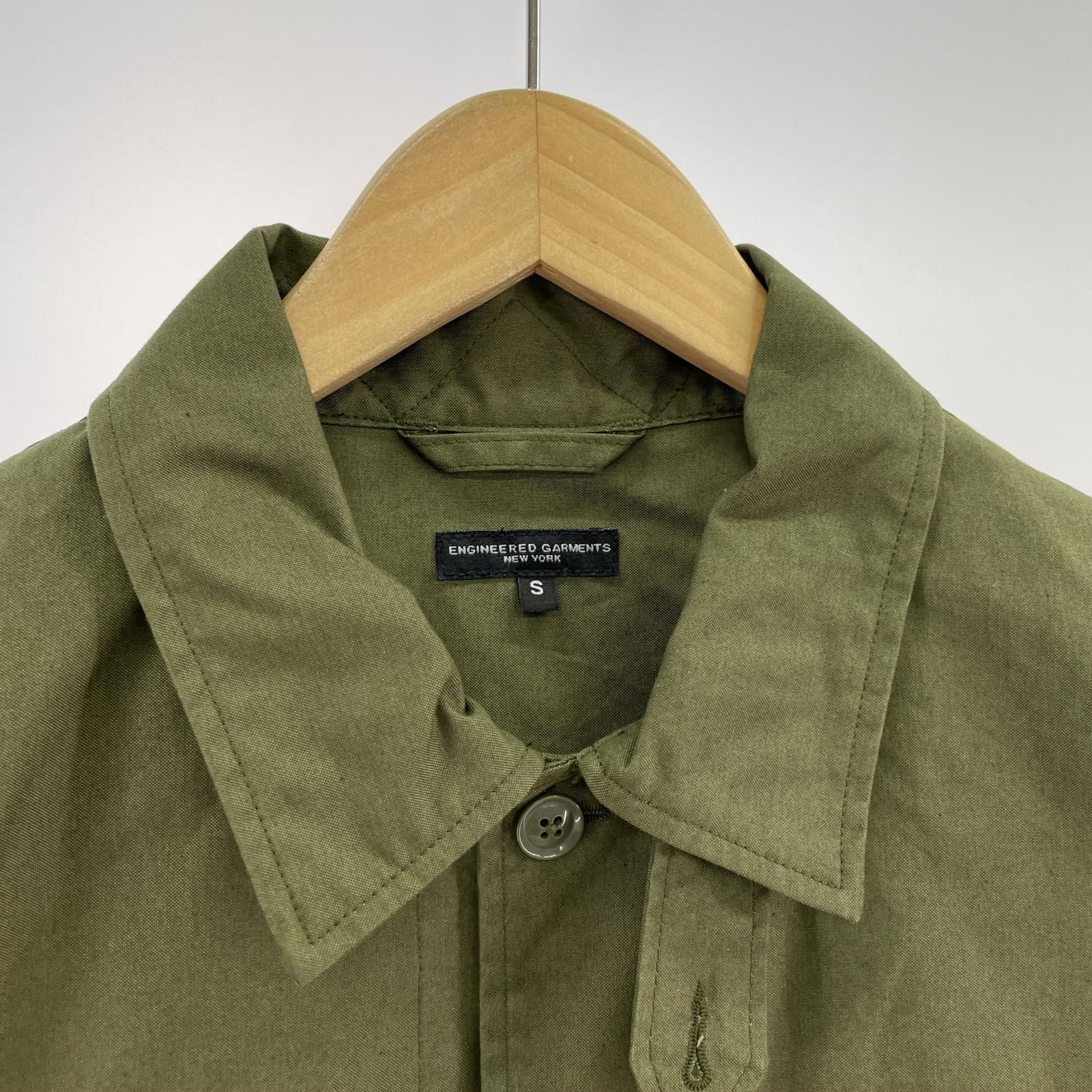 Engineered Garments サフォーク シャツジャケット S カーキ
