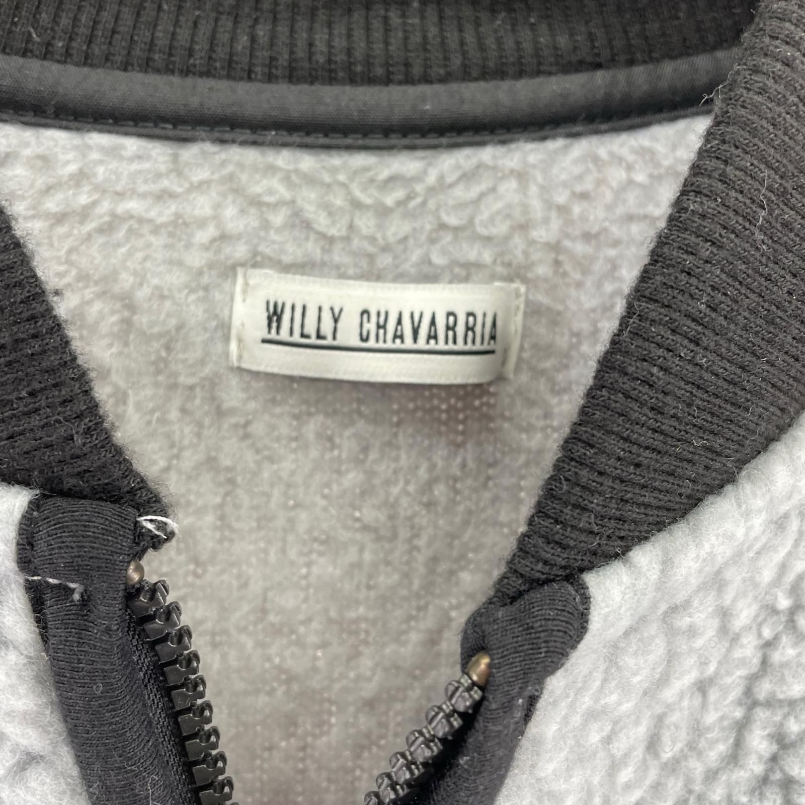 WILLY CHAVARRIA ボアフリースジャケット M グレー