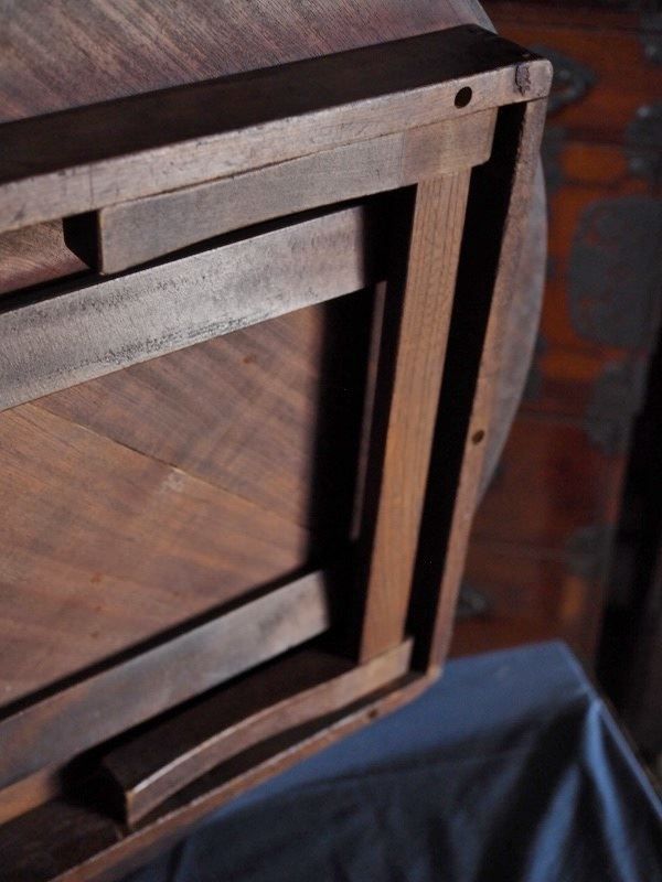 昭和レトロな折畳丸ちゃぶ台