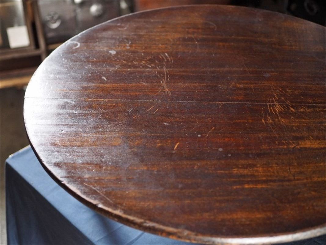 昭和レトロな折畳丸ちゃぶ台