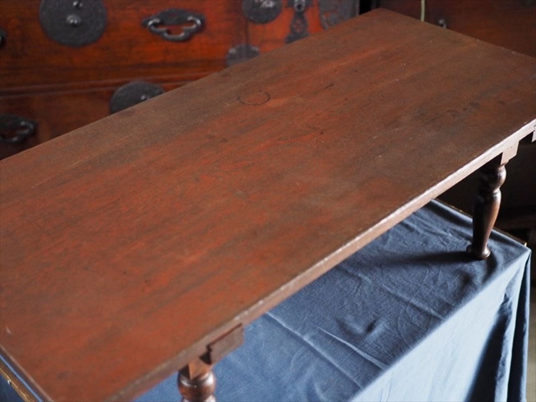 シンプルでデザインの良い ローテーブル 文机 昭和初期 古録展 品番F4513