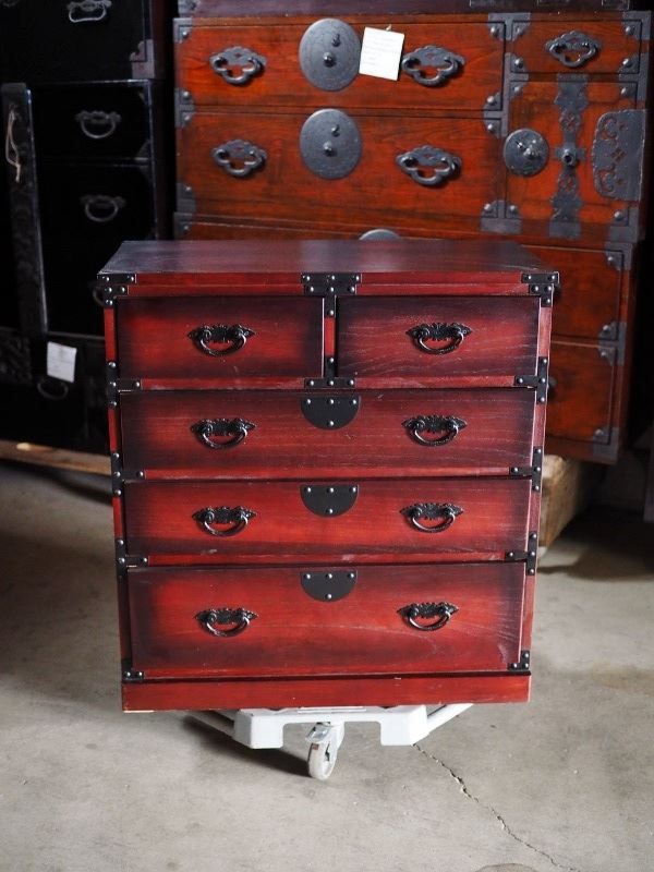 和モダンな小型チェスト 現代モノ 古録展 送料無料 品番S10829