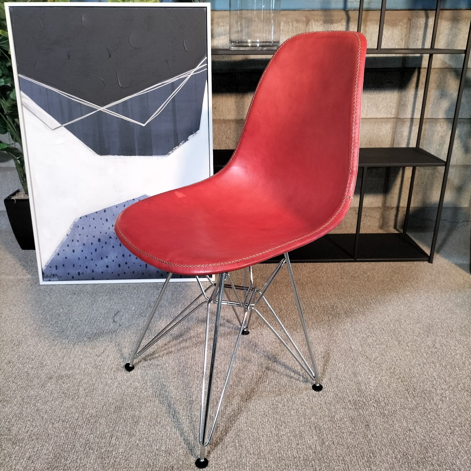 SOL&LUNA レザーチェア ヴィンテージ風 508