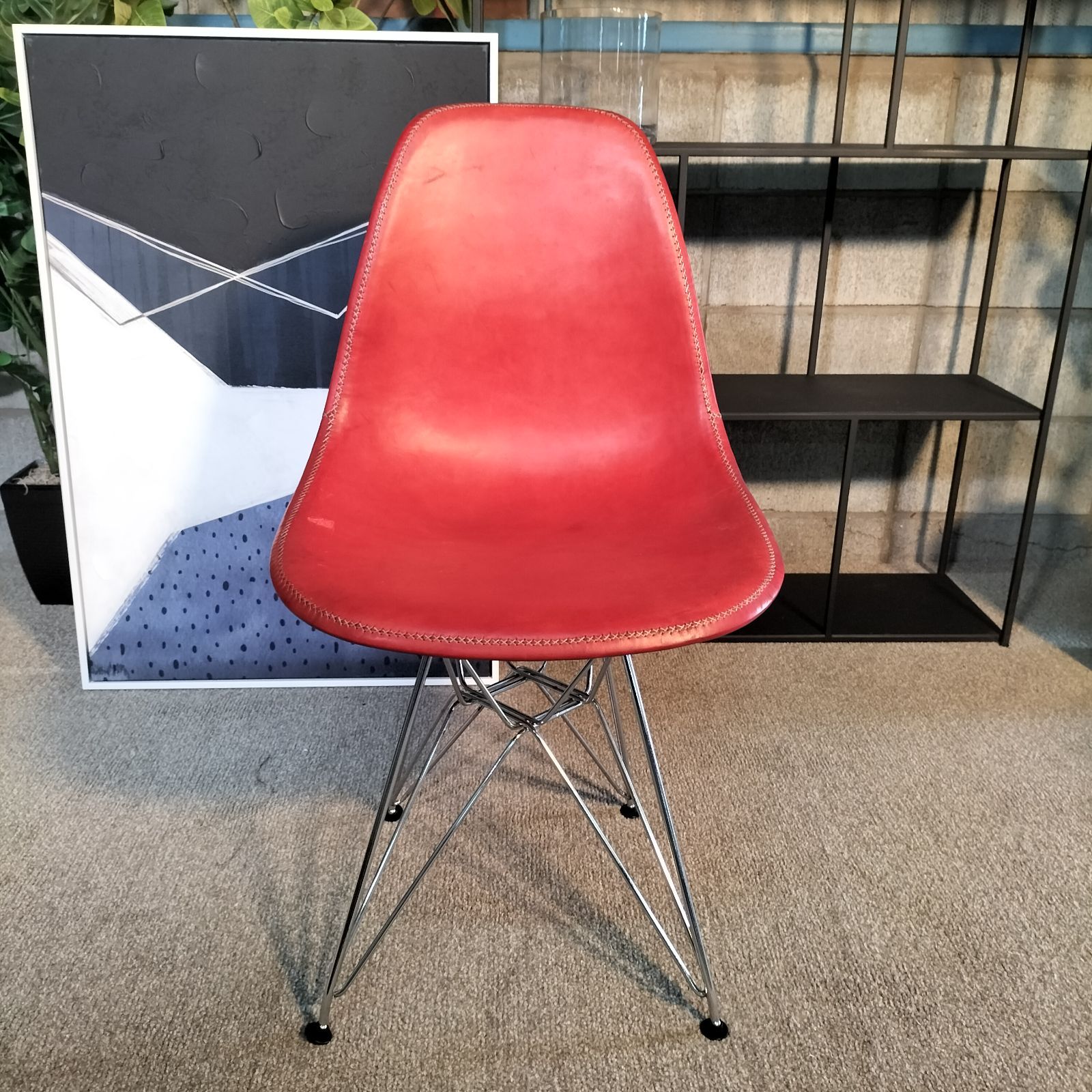 SOL&LUNA レザーチェア ヴィンテージ風 508