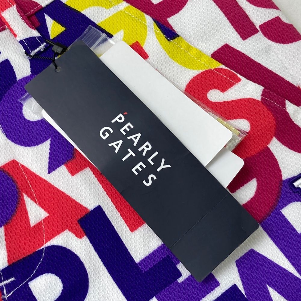 サイズ 0 PEARLY GATES パーリーゲイツ 055-0231712 ストレッチパンツ ロゴ 総柄 ホワイト系 240101551831 ゴルフウェア レディース ストスト LLC-HASEGAWATOSO_COM