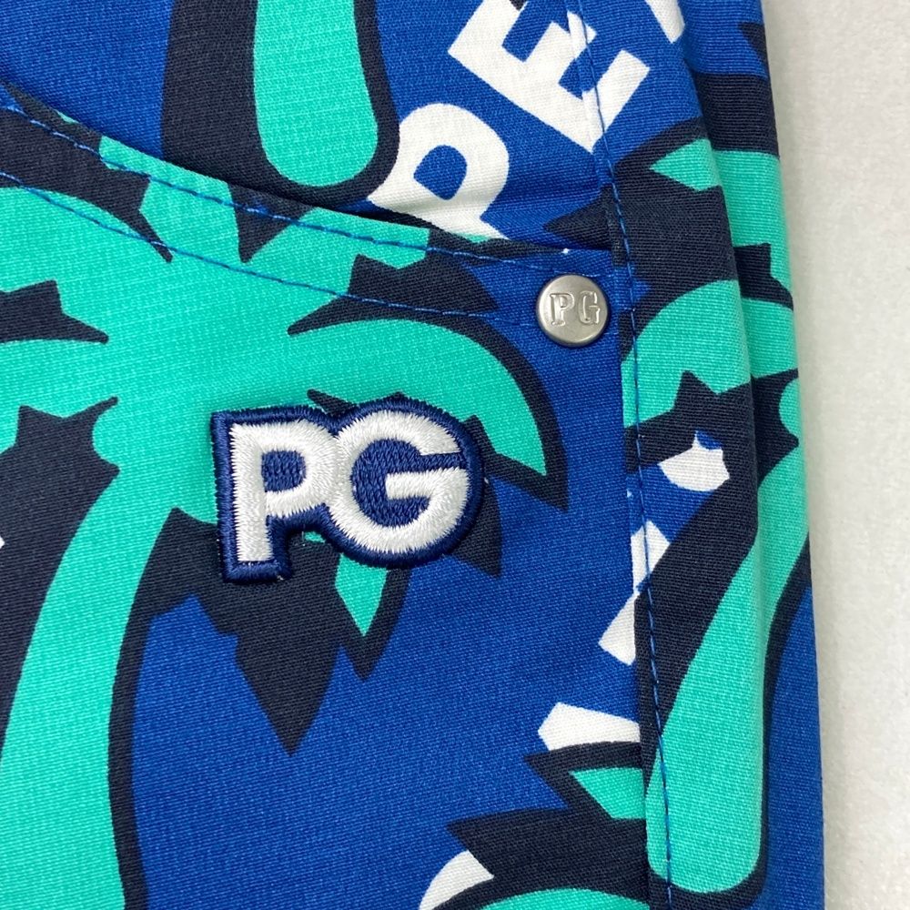 サイズ 0 PEARLY GATES パーリーゲイツ 055-1231606 ストレッチパンツ ヤシの木 ロゴ柄 ネイビー系 240101551837 ゴルフウェア レディース ストスト LLC-HASEGAWATOSO_COM