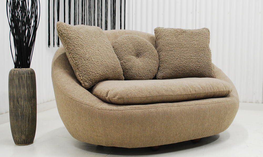 アウトレット 現品限り 一部送料無料 大 ♥ ラウンジソファー ファブリック ソファー ワイド シングルソファー 251018-スイフ1.5p