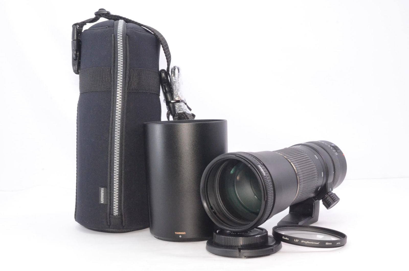 レンズケース付き 品 tamron タムロン SP AF200-500mm F5-6.3 Di キヤノン用 フルサイズ対応 A08E 超望遠ズームレンズ