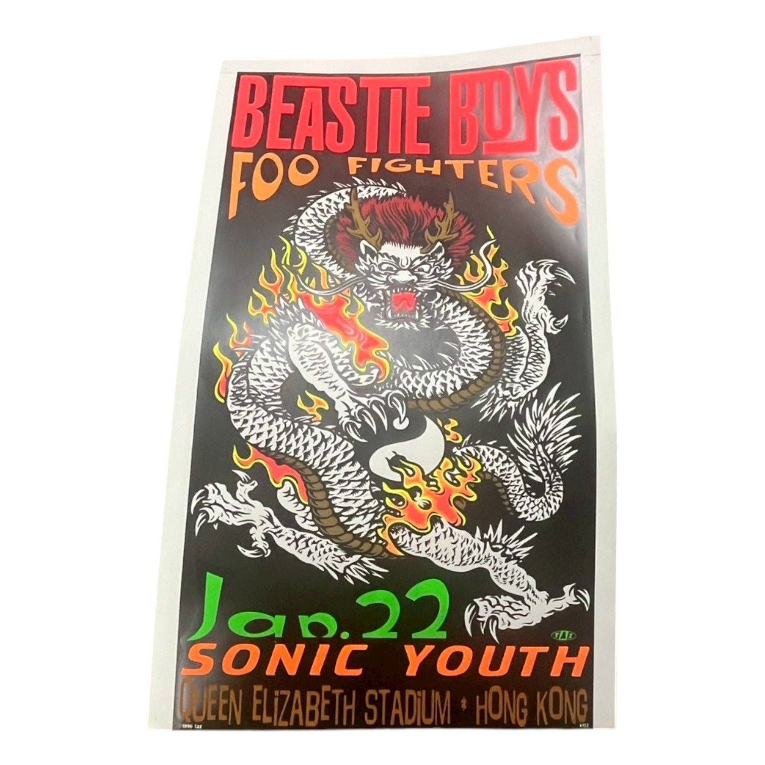 TAZ Jim Evans MTV Alternative Nation Tour ポスター Foo Fighters