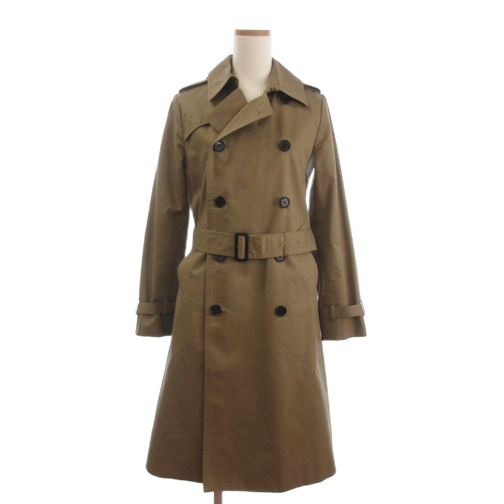ハイク HYKE トレンチコート ロング ベルト付き ライナー ウール ベージュ 2